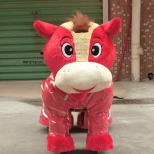 Explosion models small animal shape plush car / child four battery car / animal