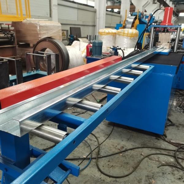 Buy Galvanized Steel Stud And Track Roll Forming Machine 160mm Width C Profile Channel at wholesale prices