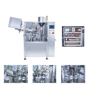 High Speed Automatic Tube Filling Machine 1.5kw Cream Sealing