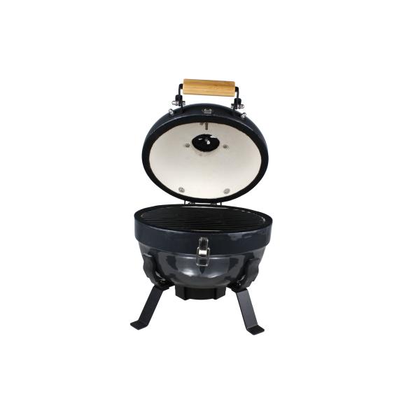 12 Inch Baking Backyard Burger Mobile Korea Barbecue Restaurant Equipment Tabletop Bbq Hibachi Cast Iron Charcoal Kamado Grill
