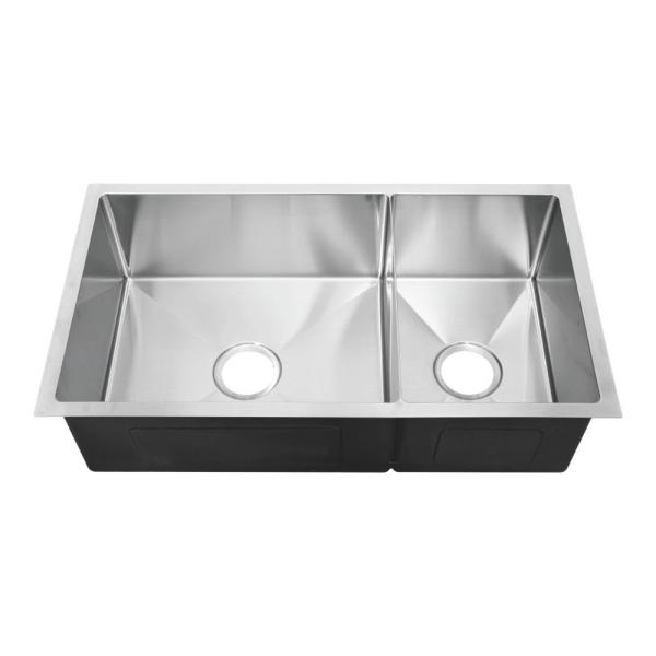 Buy Household Luxury Italian Double Bowl Kitchen Sink Rectangular Bowl Shape at wholesale prices