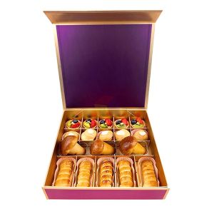 Magnetic Folding Sweet Boxes Packaging Rigid Cardboard With Paper Divider