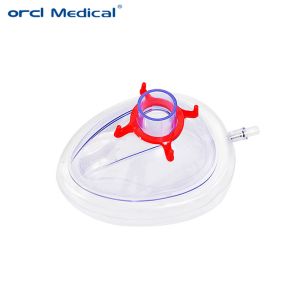 Medical Surgical Soft PVC Air Cushion Mask Disposable Anaesthetic Mask