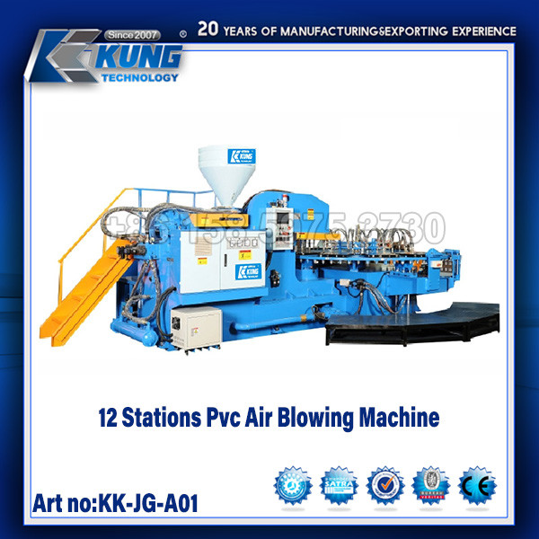 Buy 12 Stations Shoe Making Machines Automatic PVC Air Blowing Machine at wholesale prices