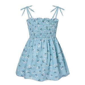 Children's Dress Clothing New Printing Summer Girls' Suspender Dress