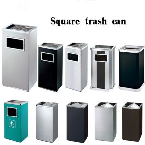 Elevator Entrance Corridor Barrel Hotel Lobby Smoke-extinguishing Stainless