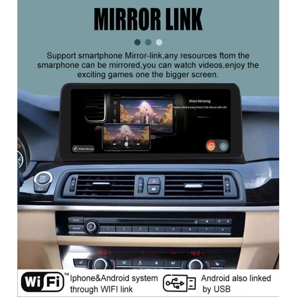 OE NO. BMW 10.25 Inch 4G LTE Android 12.0 Car Multimedia Player For BMW 5 Series F10 F11 CIC NBT System 2010-20