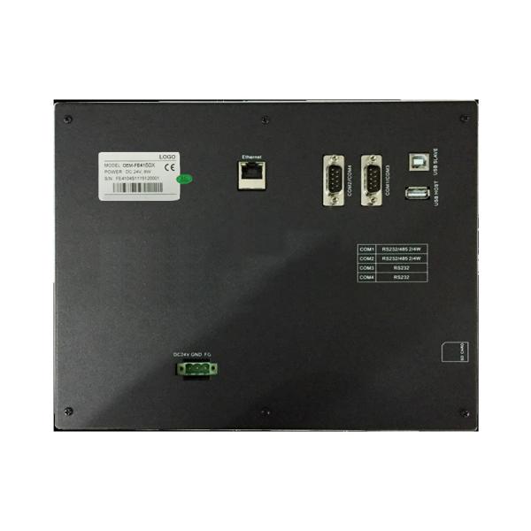 Buy Open Frame 15" industrial Touch Screen HMI with 1024×768 resolution 128MB Flash at wholesale prices