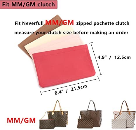 Neverfull GM MM Microfiber Travel Cosmetic Luxury Brand Handbags 1.76 Ounces