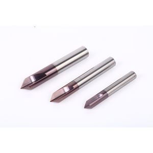 3-6mm Shank Chamfer End Mill For 0.5-2.0mm Radius Chamfering