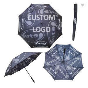 Windproof Auto Open 30" 60" Pongee Sublimation Umbrella