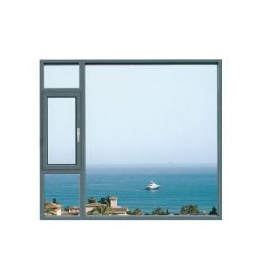Australian Standard Aluminum Residential Casement Windows with Folding Screen