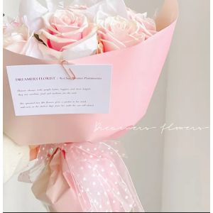 8 Colors Waterproof Flower Wrapping Paper For Fresh Flower with 59X20X2 cm