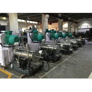 Quality Pesticid SC Production High Production Capacity 60L Horizontal Bead Mill With 9Cr18Mo Alloy Steel for sale