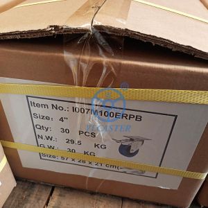 5 Inch 200kg Capacity Threaded Stem Casters With Roller Bearing