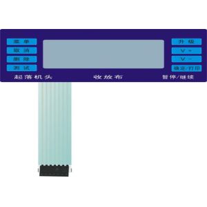 China Custom Silicone Rubber  PC / PET Keypad Tactile Membrane Switch Panel on sale