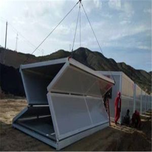 life span 25-35 years 20ft foldable sandwich panel container house for worker