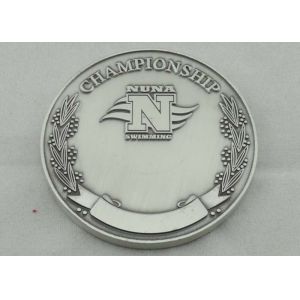 Silver Personalized Souvenir Coins Zinc Alloy