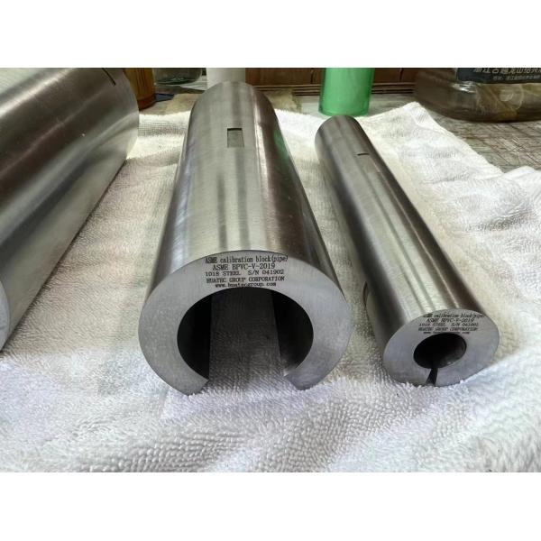 Ndt Equipment Pipe Ultrasonic Calibration Block For Asme Angle Beam