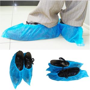 Full Elastic Disposable Polypropylene Shoe Covers Environmental Friendly