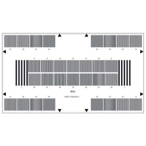 Reflective HDTV Camera Resolution Test Chart Sineimage YE0225 800W