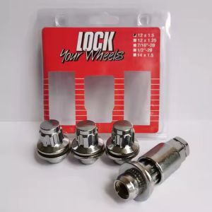 China Safe Silvery Wheel Lug Nuts 37mm Length ANSI/ASME Certification on sale