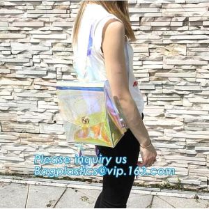 pocket transparent pvc clear backpack wholesale with padded straps, Waterproof