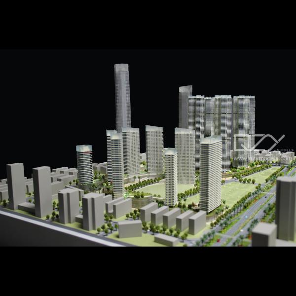 HUAYI 3D Architectural Scale Model 1/500 Liantang Urban Renewal Concept Model