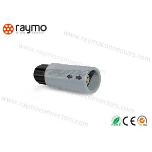 ECG Monitor Circular Plastic Connectors Push Pull Fastensing Type Panel Mounted