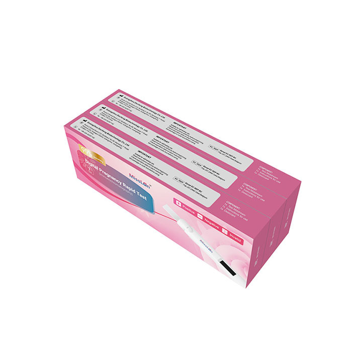 Quality Home Urine 25mIU/ML HCG Pregnancy Strip Test Diagnostic Plastic Kit for sale