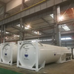 20ft 40ft T75 Liquid Oxygen ISO Container Length 6058mm