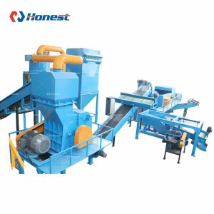 Quality Scrap Metal Crushing Sorting Recycling Equipment Scrap Steel Tailings Crusher with Separator for sale