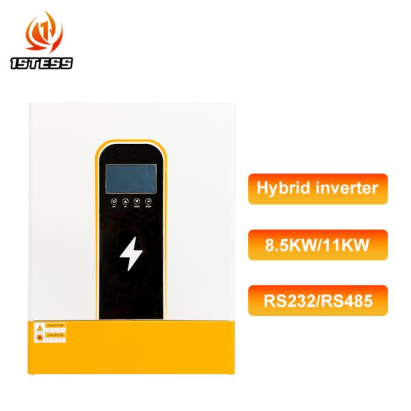 Buy 48V 11kw Hybrid Solar Inverter Single Phase Pure Sine Wave Off Grid MPPT With Dual AC Output And Parallel Capability at wholesale prices