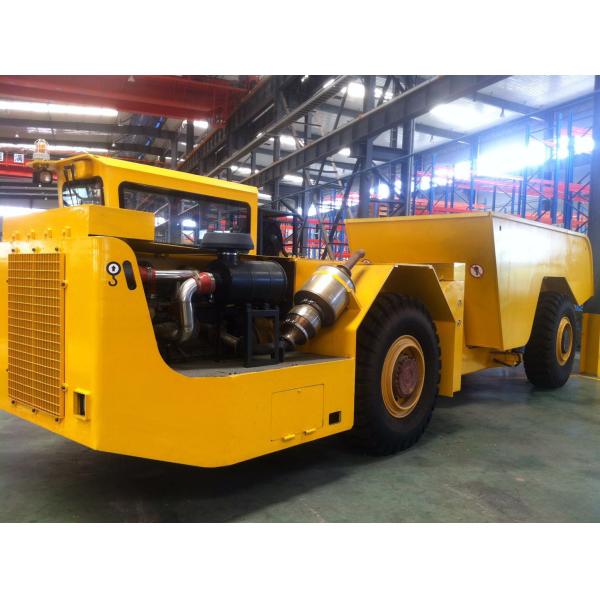RT-20 Low Profile Dump Truck For Tunneling Rock Excavation With 10m3 Capacity