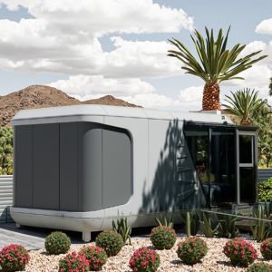 Custom Prefab Capsule House with Galvanized Steel Frame