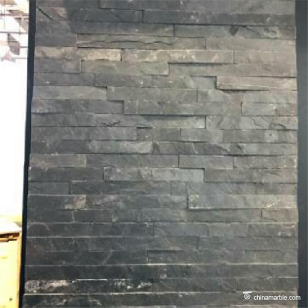 No Toxicity Black Slate Wall Stone Cladding Corrosion And Wear Resistance