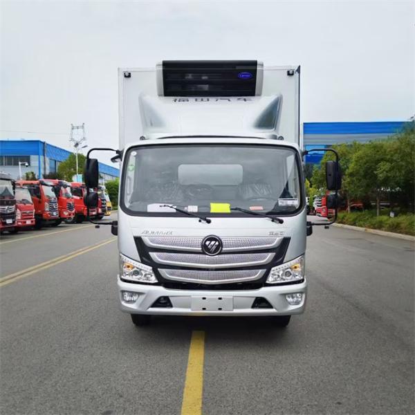 New Model 4*2 FOTON 4.2M Somewhat Mixed New Energy Refrigerated Trucks Van Refrigerator Truck Wagon
