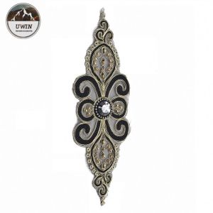 Special Meaningful Zen Embroidery Designs Patches With Bead And Rhinestone