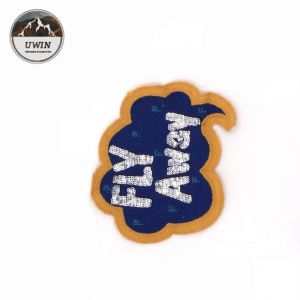 Fly Away Diy Embroidered Patches Bright Color 19 * 16.5CM Size For Decoration
