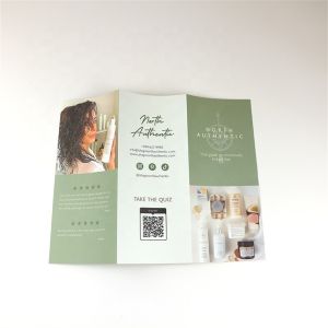 Folded Flyer Brochure Printing Services A3 A4 A5 Advertising CMYK Pantone