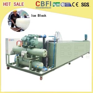 1000Kg - 100000Kg Capacity Ice Block Machine With PLC Controller