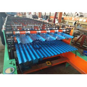 Fast Metal Roofing Sheet Roll Forming Machine For Corrugated Steel Tile