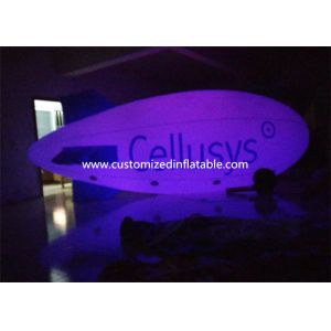 Commercial Inflatable Helium Balloons , Giant Helium Blimp With LED Light