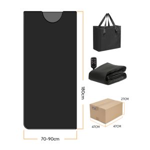 Fitkang High-End PU Portable Sauna Blanket with Remote Handle Control for SPA