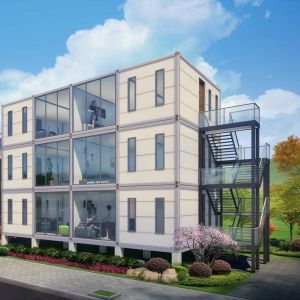 Quality Zontop Modern Luxury Quick Concrete Ready Prefabricated 4 Bedrooms Glass Prefab Homes Bolt Container House for sale