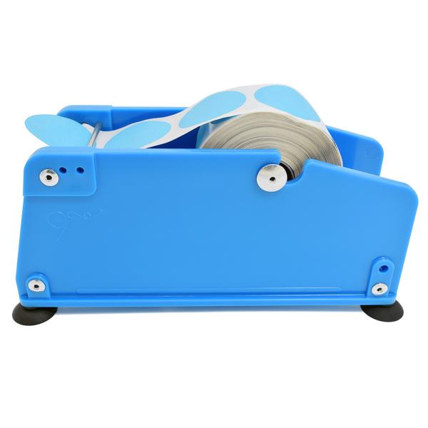 Buy Blue desktop label dispenser roll sticker label peeling dispenser at wholesale prices