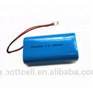 6.4V 2800mAh Lifepo4 Consumer Electronics Batteries Rechargeable For Solar Light