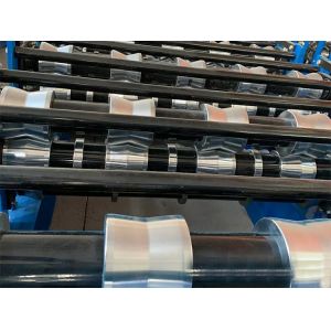 Trapezoidal Tile Double Layer Roll Forming Machine Long Span Roof