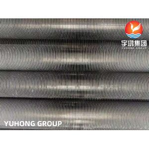 ASTM A249 TP304 Stainless Steel Welded Tube with AL Fin HFW Solid Finned Tube