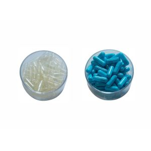 Size 2/3 Empty Gel Capsules , Softgel Veggie Clear Vegetable Capsule